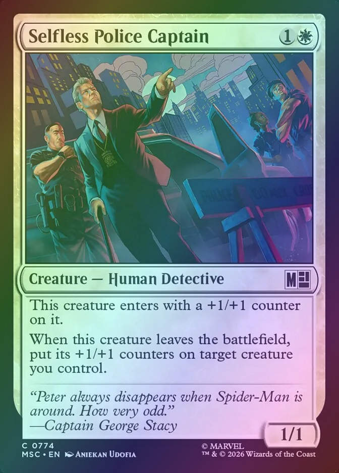 Selfless Police Captain (MSC) (774) / Foil