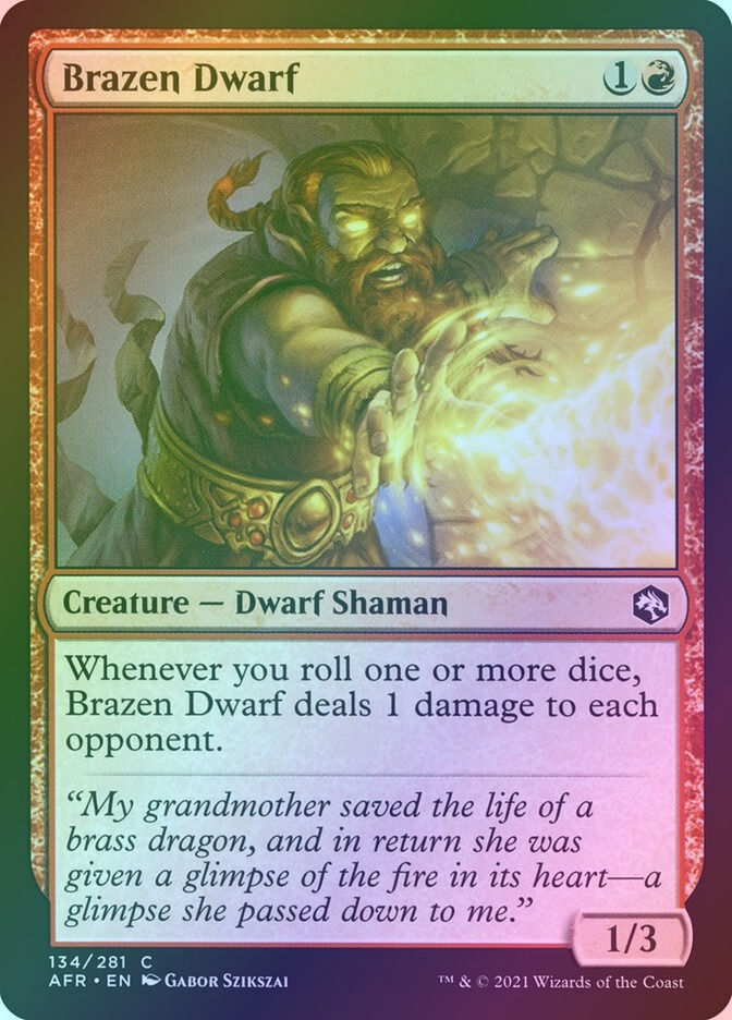Brazen Dwarf (AFR) (134) / Foil
