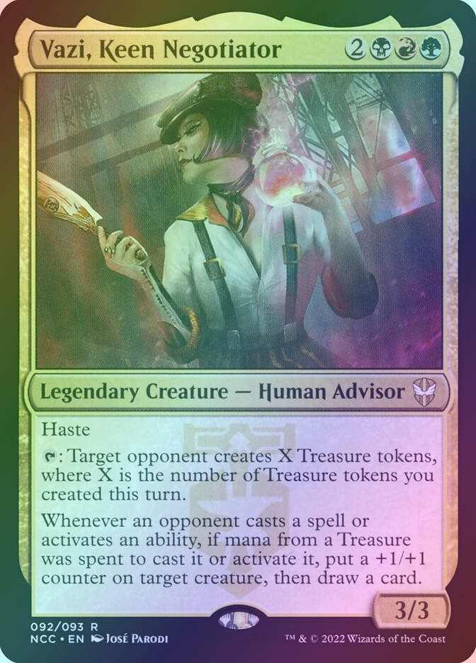 Vazi, Keen Negotiator (NCC) (92) / Foil