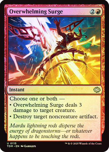 Overwhelming Surge (TDM) (115) / Foil