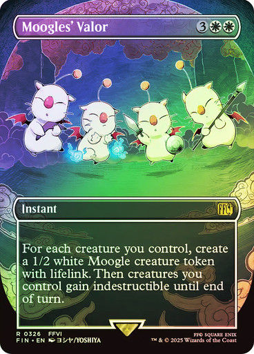Moogles' Valor (FIN) (326) / Borderless / Foil