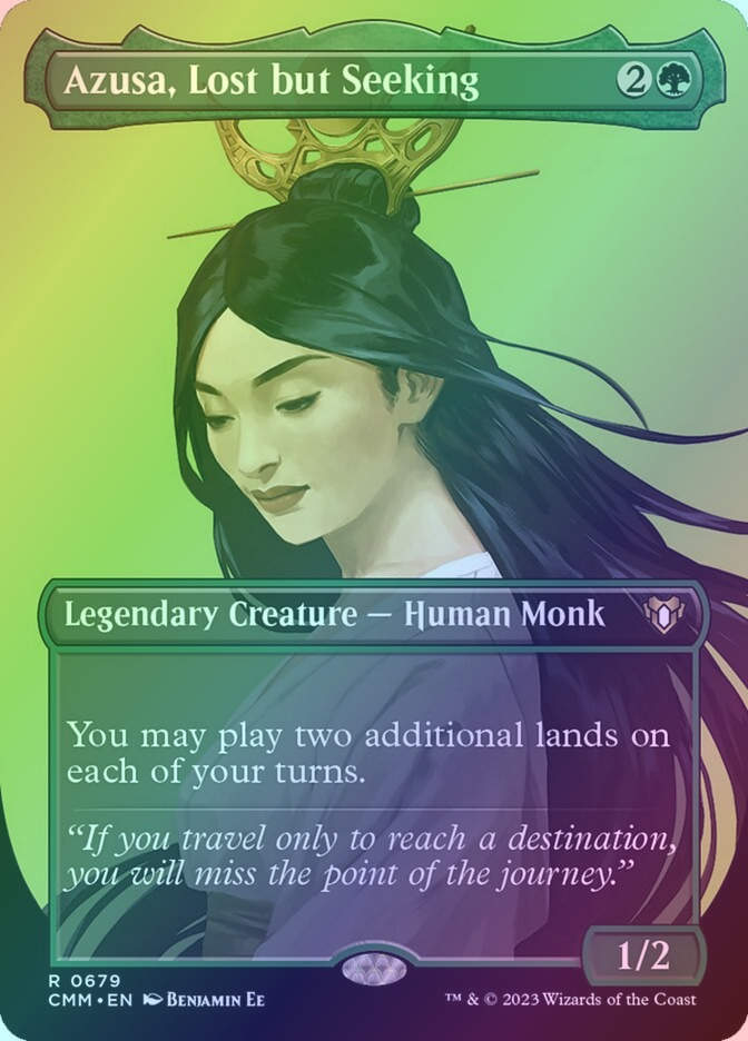 Azusa, Lost but Seeking (CMM) (679) / Borderless / Foil