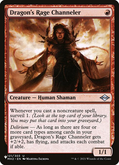 Dragon's Rage Channeler (PLST) (MH2-121)