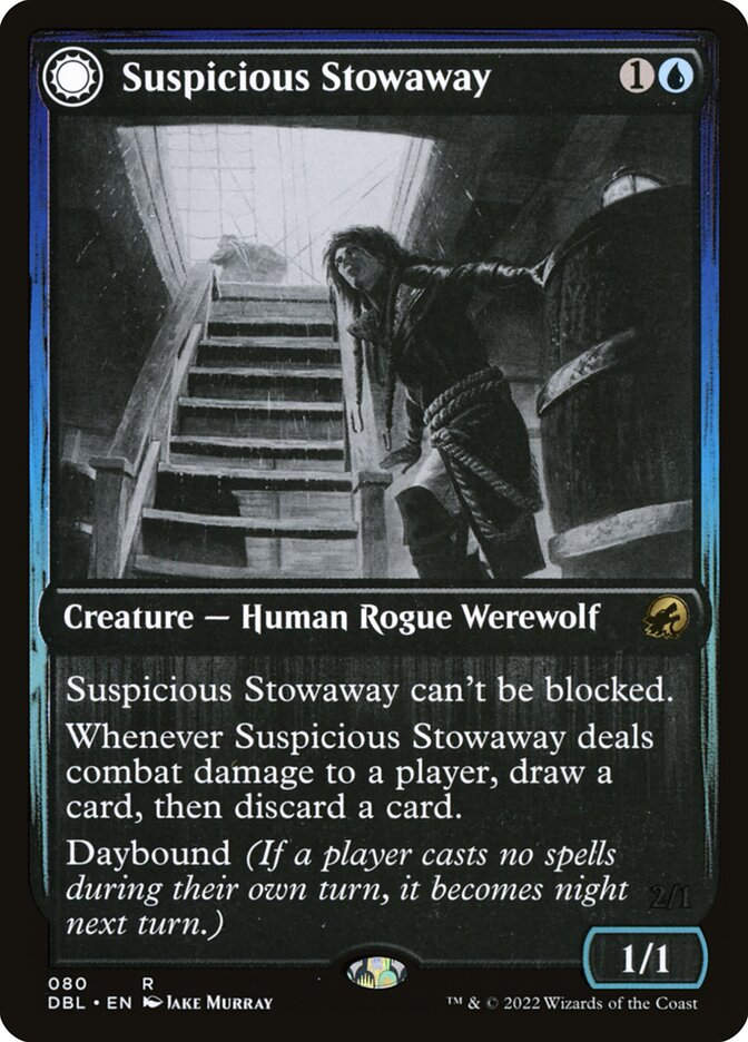 Suspicious Stowaway // Seafaring Werewolf (DBL) (80)