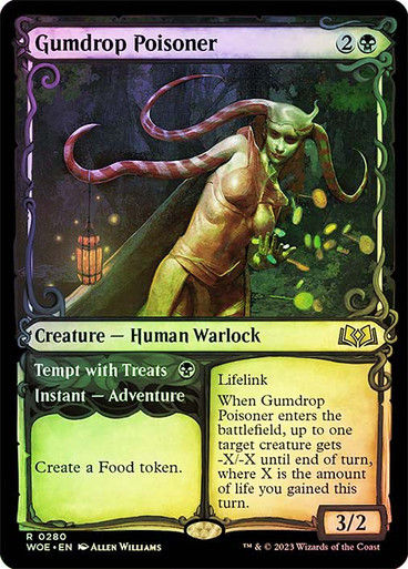 Gumdrop Poisoner // Tempt with Treats (woe) / Showcase Foil