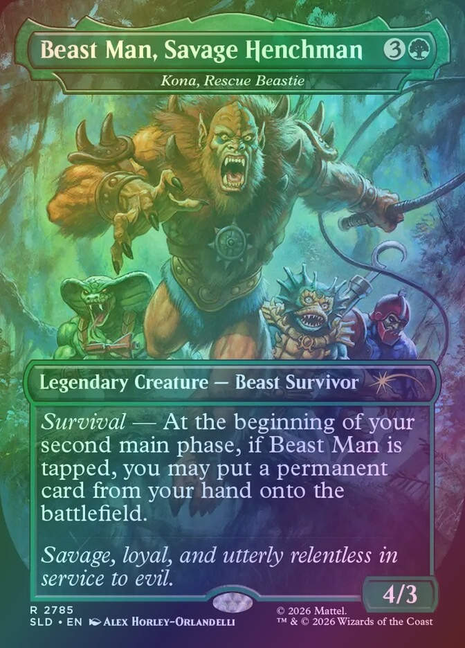 Kona, Rescue Beastie (SLD) (2785) / Borderless / Foil