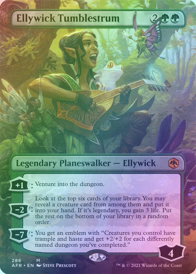 Ellywick Tumblestrum (AFR) (286) / Borderless / Foil
