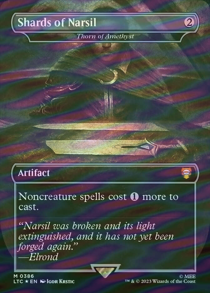 Thorn of Amethyst (LTC) (386) / Borderless / Surge Foil