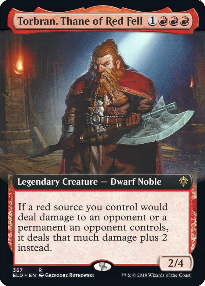 Torbran, Thane of Red Fell (ELD) (367) / Extended Art