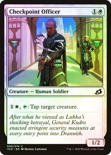 Checkpoint Officer (IKO) (5) / Foil