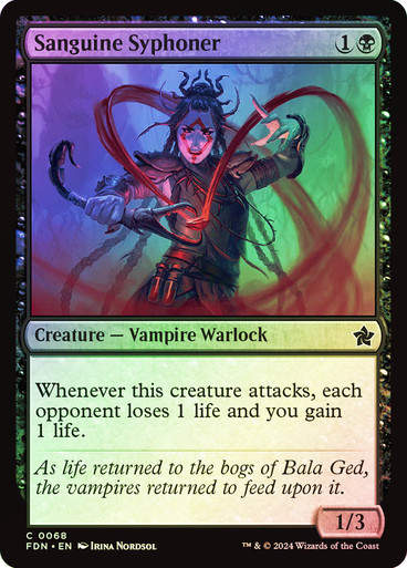 Sanguine Syphoner (FDN) (68) / Foil
