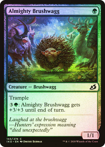 Almighty Brushwagg (IKO) (143) / Foil