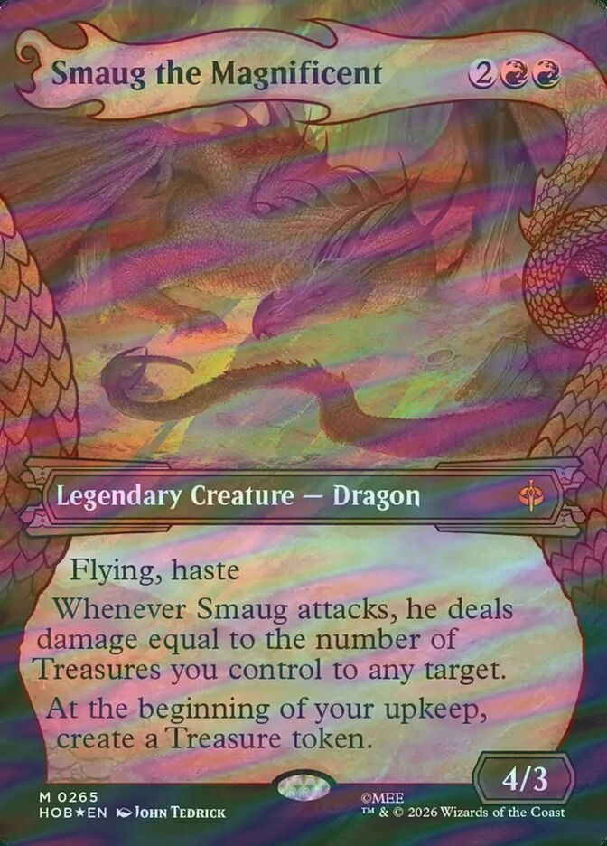Smaug the Magnificent (HOB) (265) / Surge Foil