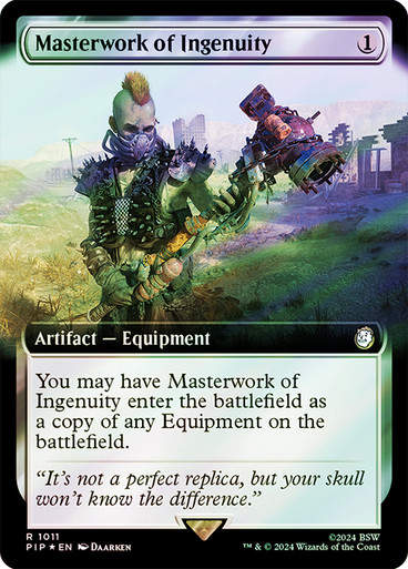 Masterwork of Ingenuity (pip) (1011) / Extended Surge Foil
