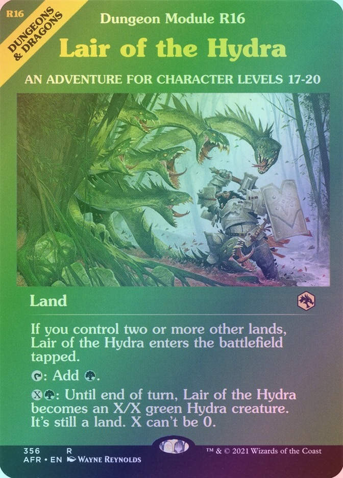 Lair of the Hydra (AFR) (356) / Showcase / Foil