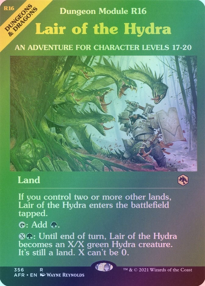 Lair of the Hydra (AFR) (356) / Showcase / Foil