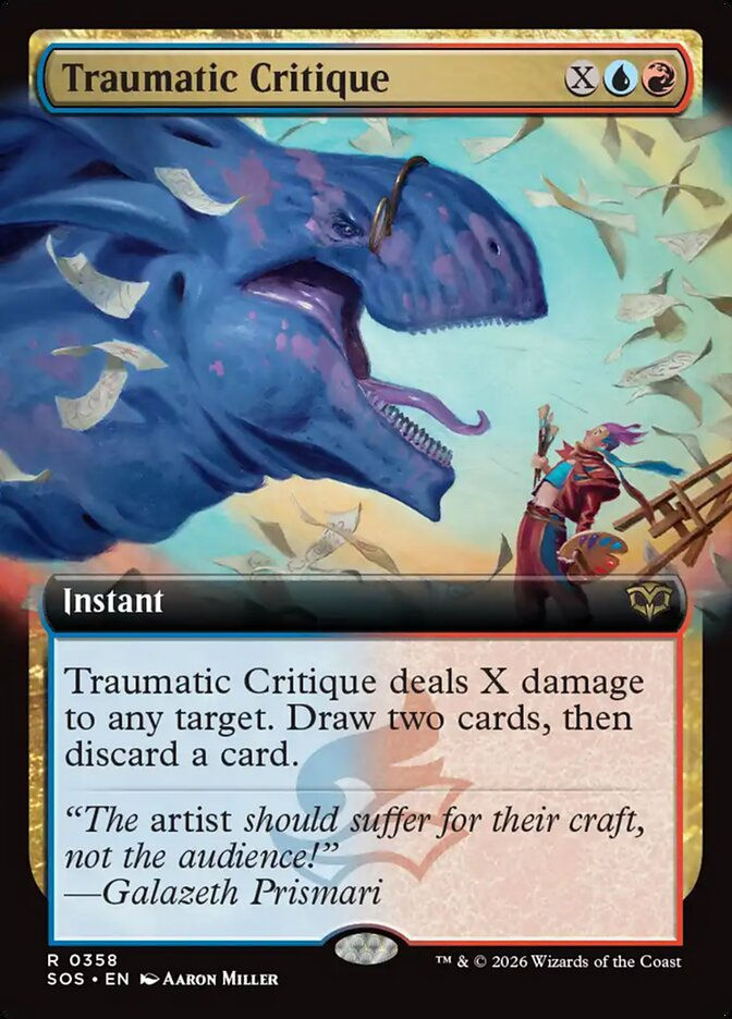 Traumatic Critique (SOS) (358) / Extended Art