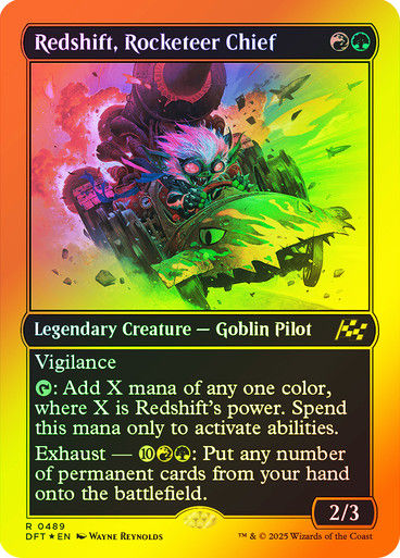Redshift, Rocketeer Chief (DFT) (489) / First Place Foil