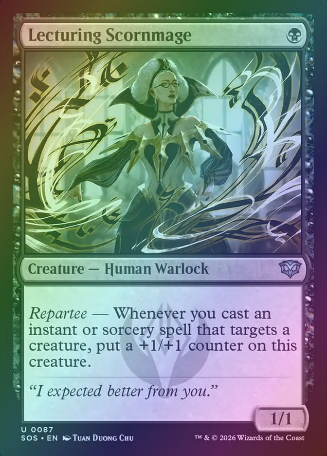 Lecturing Scornmage (SOS) (87) / Foil