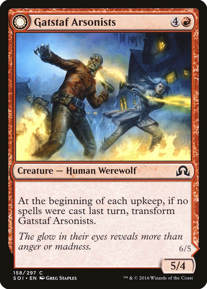 Gatstaf Arsonists // Gatstaf Ravagers (SOI) (158) — cara 1 de 2
