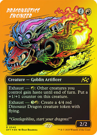Draconautics Engineer (DFT) (540) / Borderless / First Place Foil