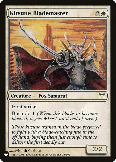 Kitsune Blademaster (PLST) (CHK-25)
