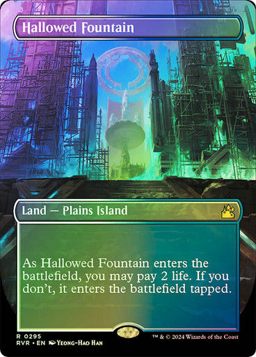 Hallowed Fountain (rvr) (295) / Borderless / Foil