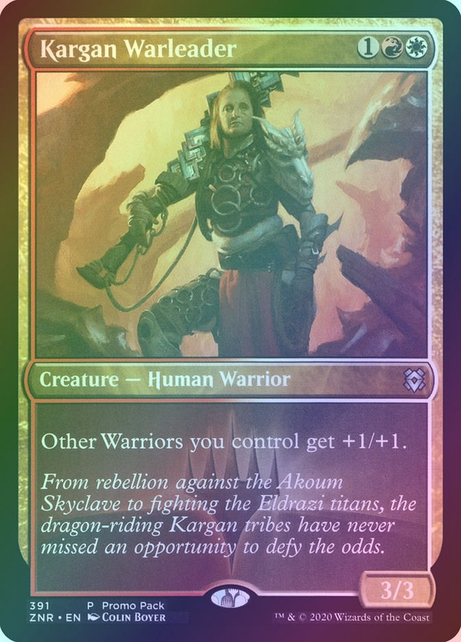 Kargan Warleader (ZNR) (391) / Foil
