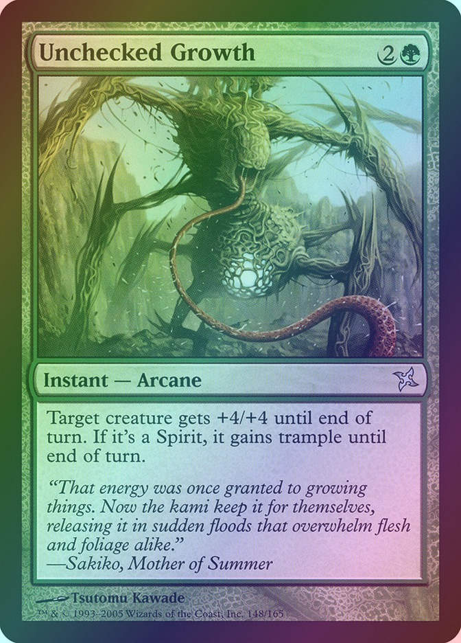 Unchecked Growth (BOK) (148) / Foil