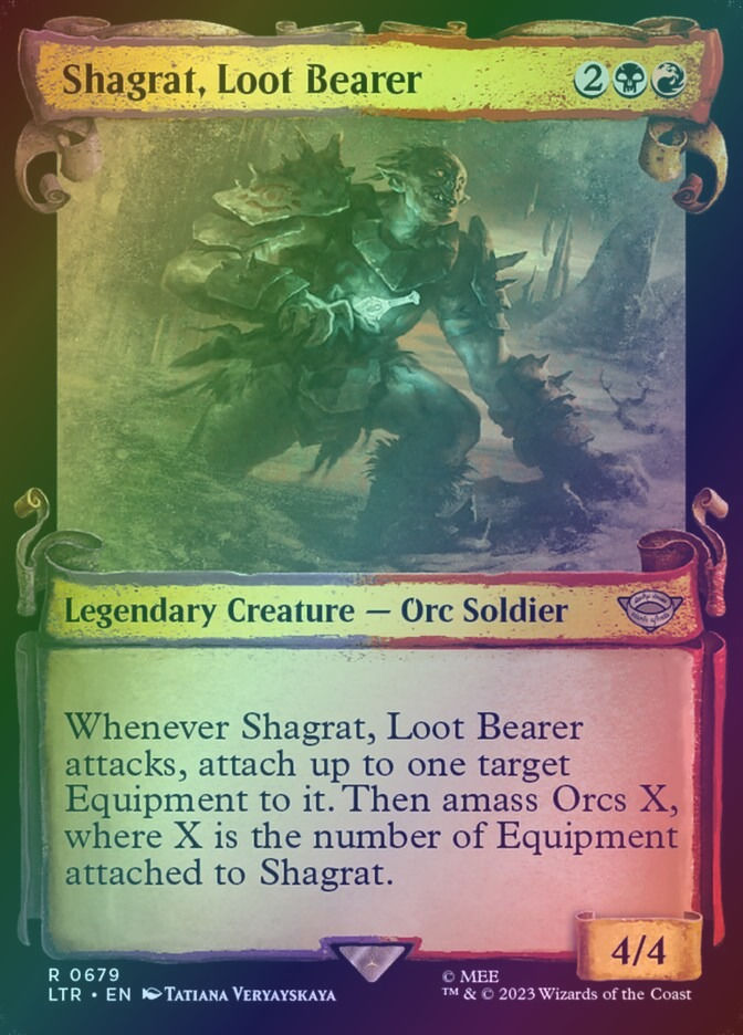 Shagrat, Loot Bearer (LTR) (679) / Showcase / Foil