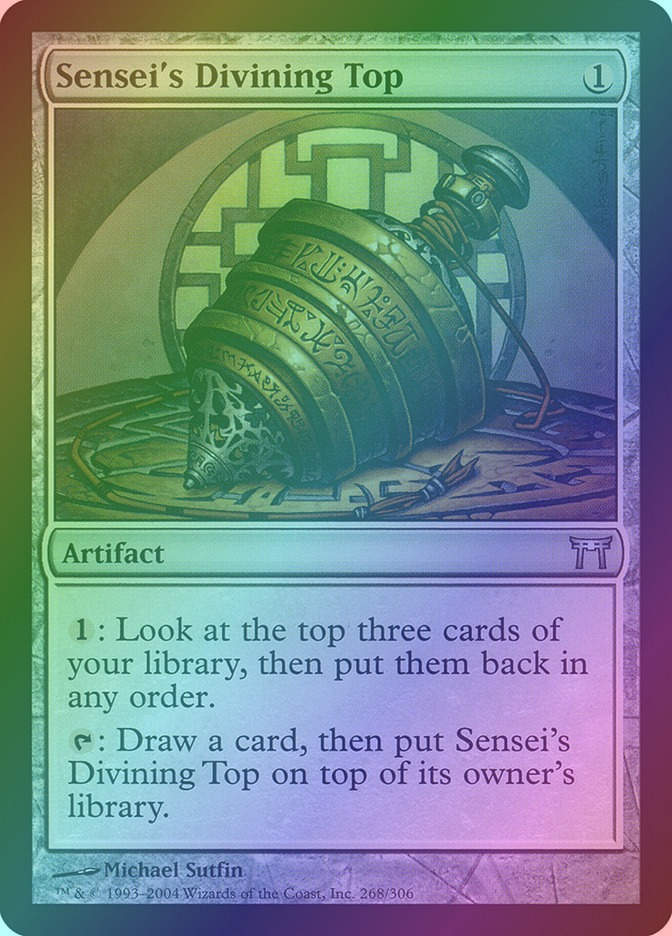 Sensei's Divining Top (CHK) (268) / Foil