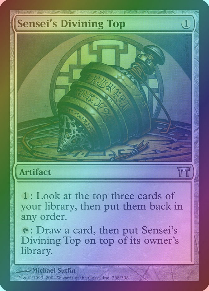 Sensei's Divining Top (CHK) (268) / Foil