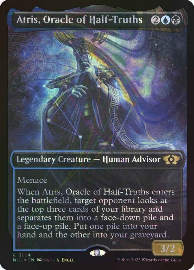 Atris, Oracle of Half-Truths (MUL) (164) / Showcase / Halo Foil