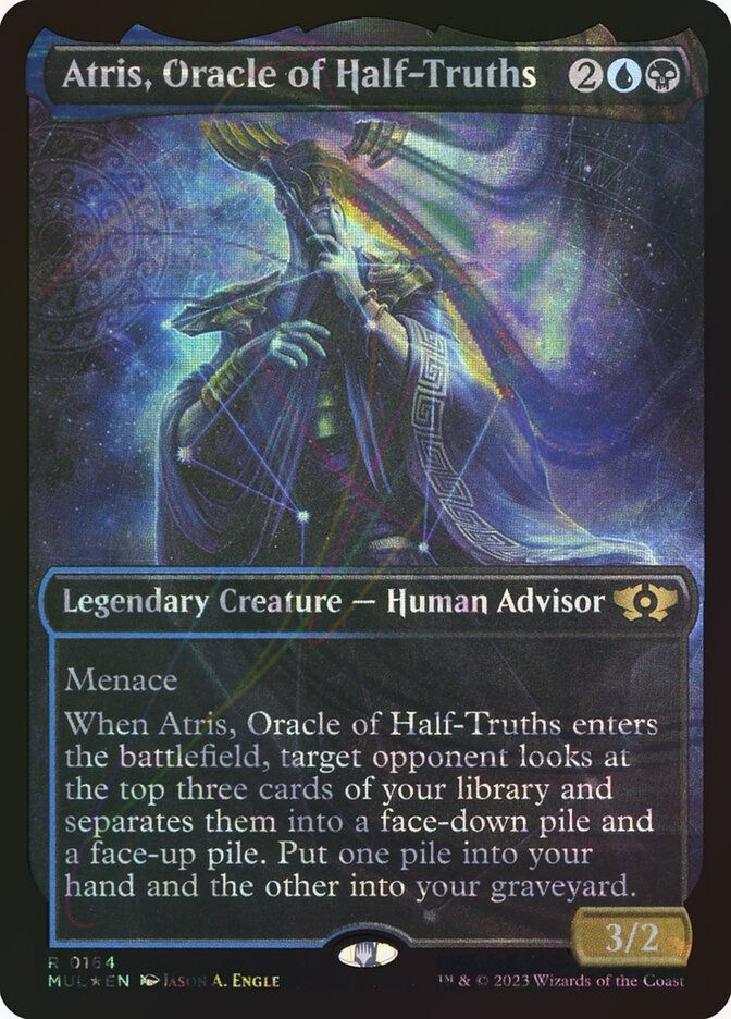 Atris, Oracle of Half-Truths (MUL) (164) / Showcase / Halo Foil