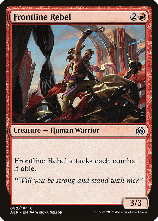 Frontline Rebel (AER) (82) / Foil