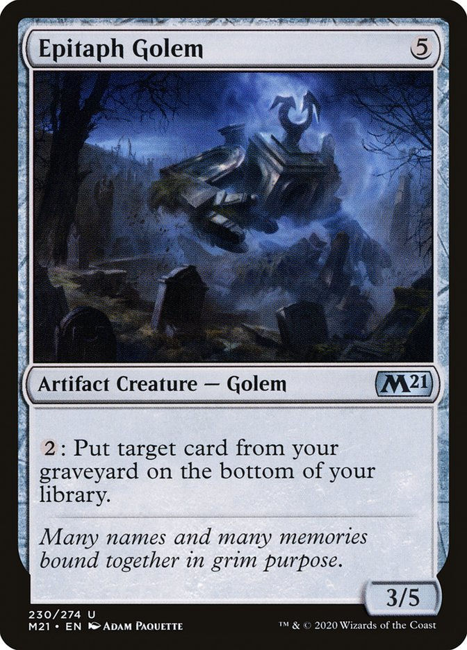 Epitaph Golem (M21) (230)