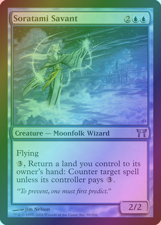 Soratami Savant (CHK) (90) / Foil