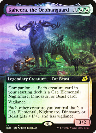 Kaheera, the Orphanguard (IKO) (353) / Extended Art / Foil