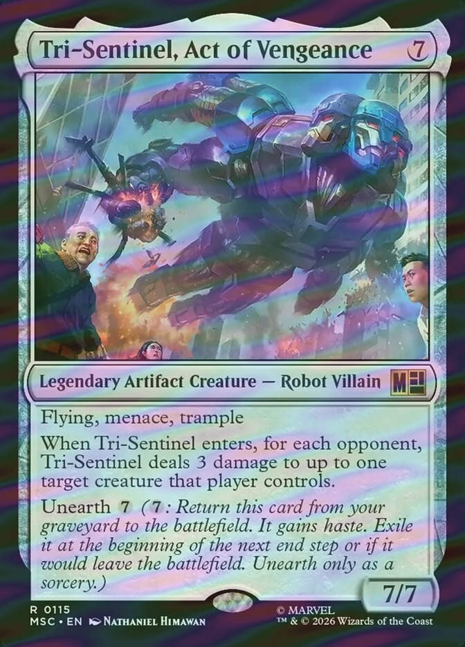 Tri-Sentinel, Act of Vengeance (MSC) (115) / Surge Foil