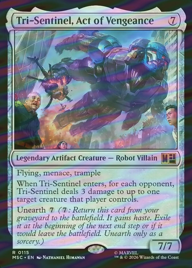 Tri-Sentinel, Act of Vengeance (MSC) (115) / Surge Foil