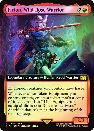 Firion, Wild Rose Warrior (FIN) (459) / Extended Art / Foil