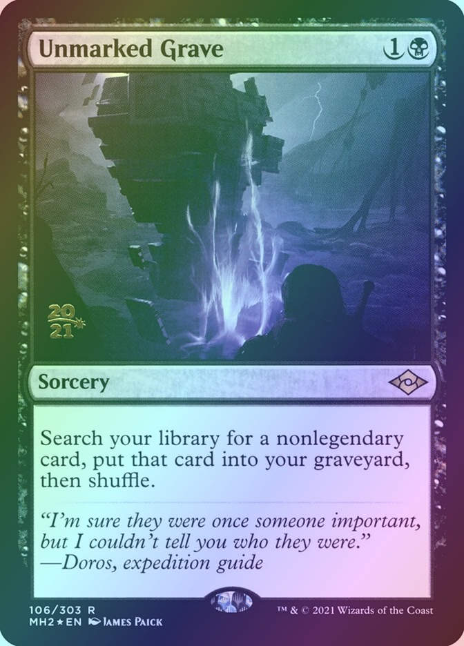Unmarked Grave (PMH2) (106s) / Foil