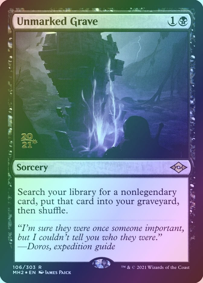 Unmarked Grave (PMH2) (106s) / Foil