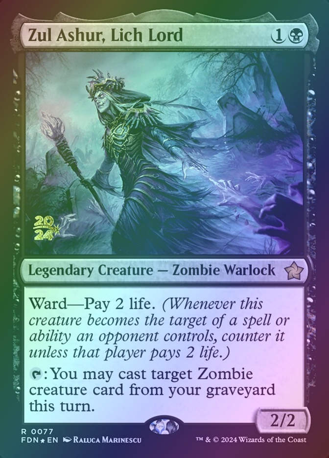 Zul Ashur, Lich Lord (PFDN) (77s) / Foil