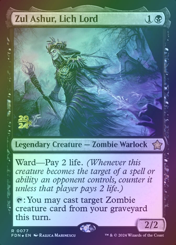 Zul Ashur, Lich Lord (PFDN) (77s) / Foil