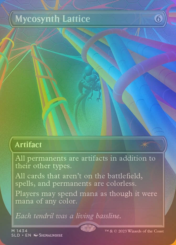 Mycosynth Lattice (SLD) (1434★) / Borderless / Rainbow Foil