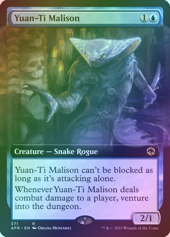 Yuan-Ti Malison (AFR) (371) / Extended Art / Foil