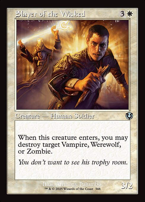 Slayer of the Wicked (INR) (348) / Retro Frame