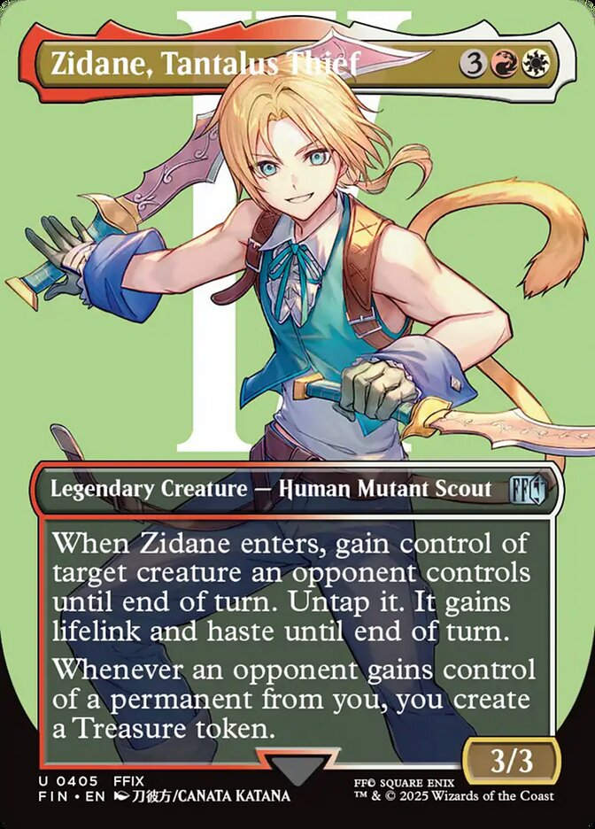 Zidane, Tantalus Thief (FIN) (405) / Borderless