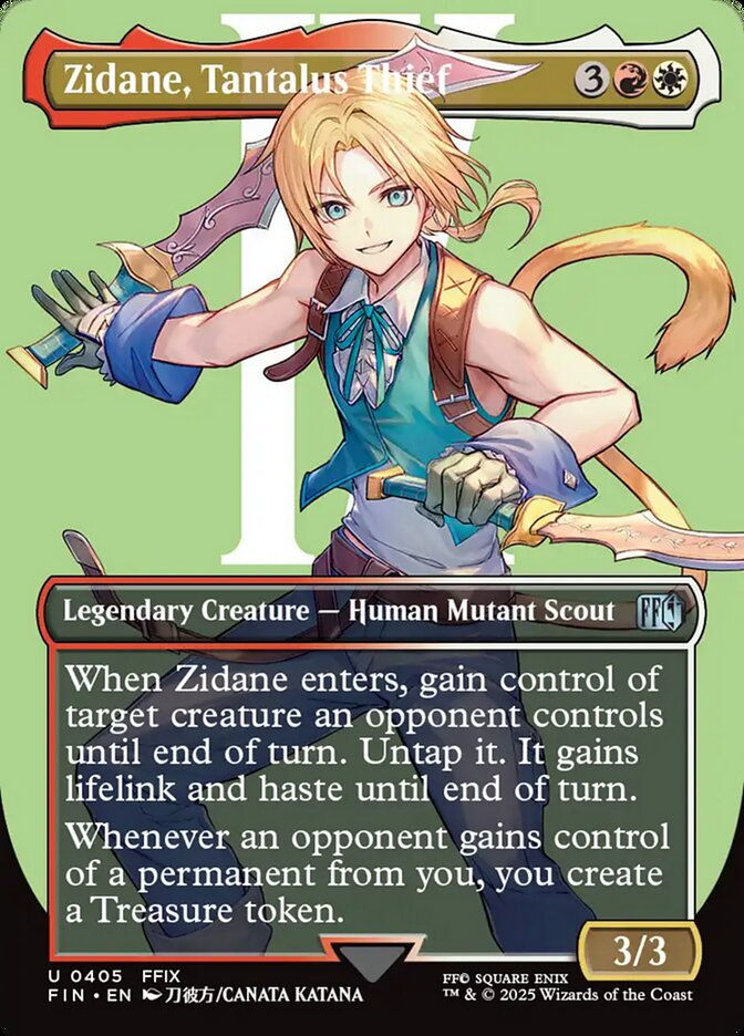 Zidane, Tantalus Thief (FIN) (405) / Borderless
